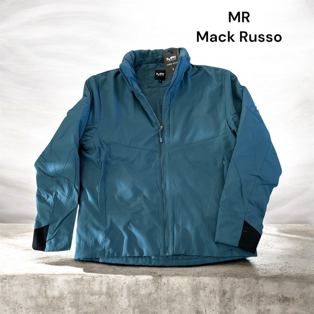 🐶❄️Men's Mack Russo Hybrid Blue Puffer Jacket